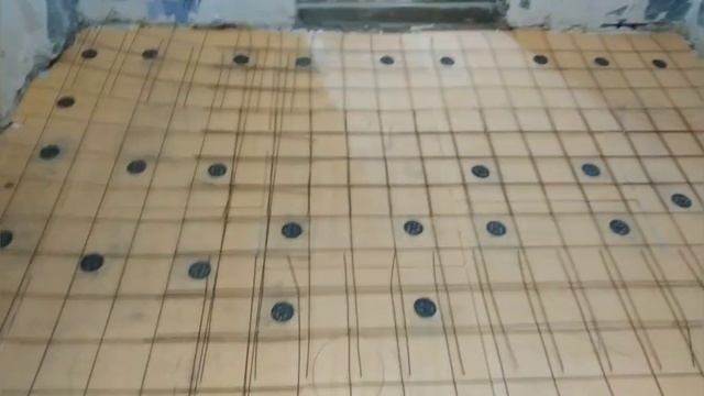 Мои бетонные работы. Черновая стяжка на пеноплекс.