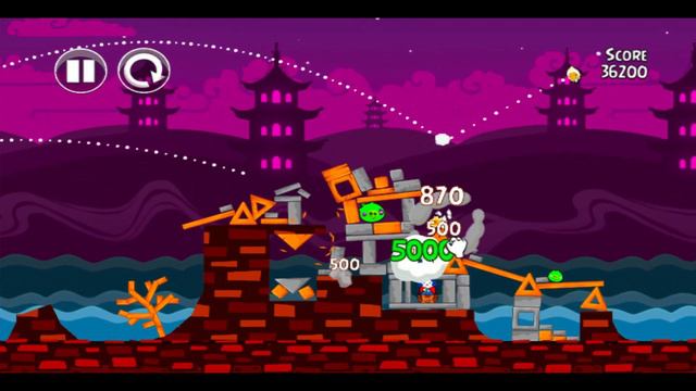Angry Birds Seasons Trilogy Mooncake/Moon Festival Levels 7-9 смотреть онлайн