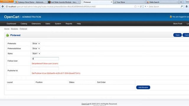 Pinterest Button Opencart Module смотреть онлайн