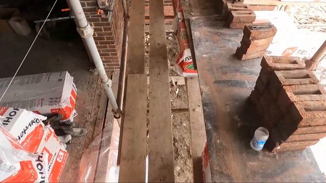 облицовка дома кирпичом ручной формовки /кладка кирпича/ инструмент для кладки-2 серия смотреть онлайн