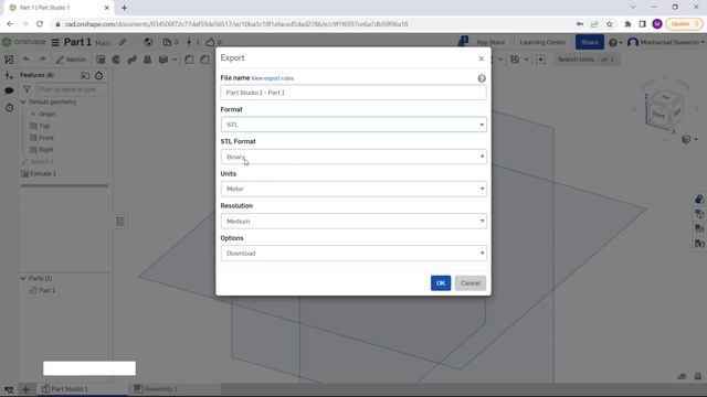Onshape How To Export Stl File Tutorial смотреть онлайн