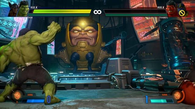 MARVEL VS CAPCOM INFINITE: HULK VS RED HULK,THANOS смотреть онлайн
