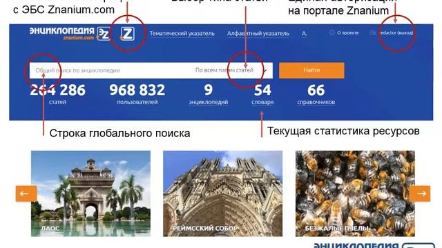 Выпуск № 2. Энциклопедия Znanium: главный экран смотреть онлайн