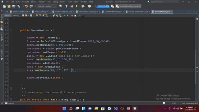 Java Programming | MouseMotionListener in Java | Java Swing Tutorial | Java MouseMotionListener смотреть онлайн
