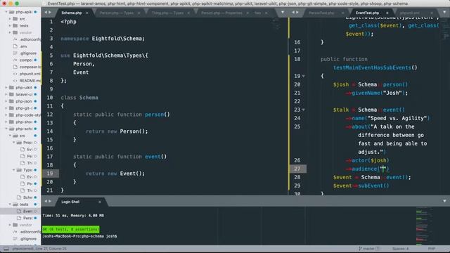 PHP Schema Library 03: Add sameAs property to Person, create Events смотреть онлайн