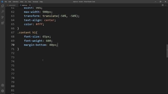 How To Make A Website Header Using HTML And CSS | Add Video Background On HTML website смотреть онлайн