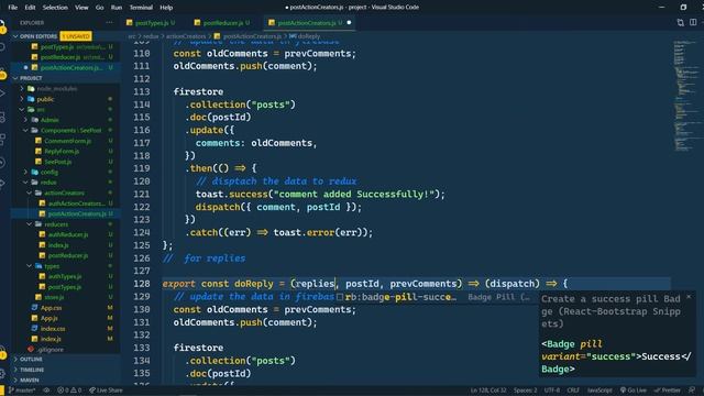 #11 Comments System: Add Reply | React + Redux Firebase Simple Blog смотреть онлайн