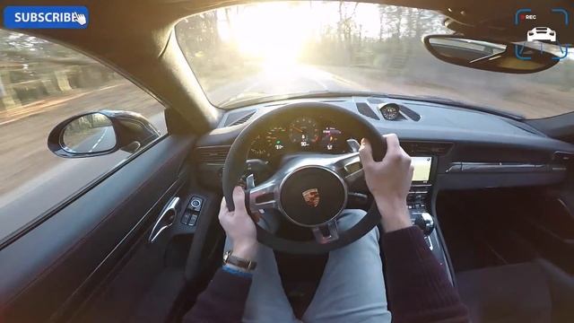 Porsche 911 GT3 Review (991) POV Test Drive смотреть онлайн