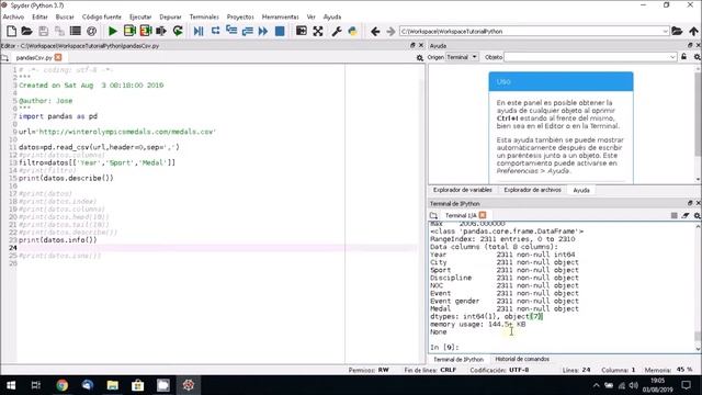 49 Python. Pandas csv смотреть онлайн