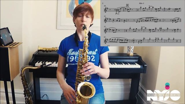 Saxophone in a Jazz Orchestra | Josephine Davies (Part 1) смотреть онлайн