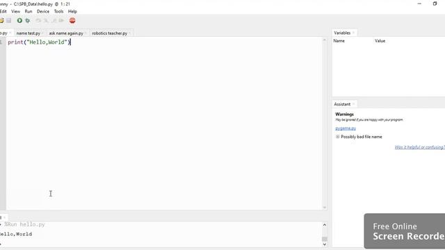 Python programming -Thonny Python IDE: Part 1 смотреть онлайн