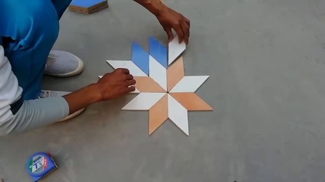 How to make 3d center design in floor tiles part 4 смотреть онлайн