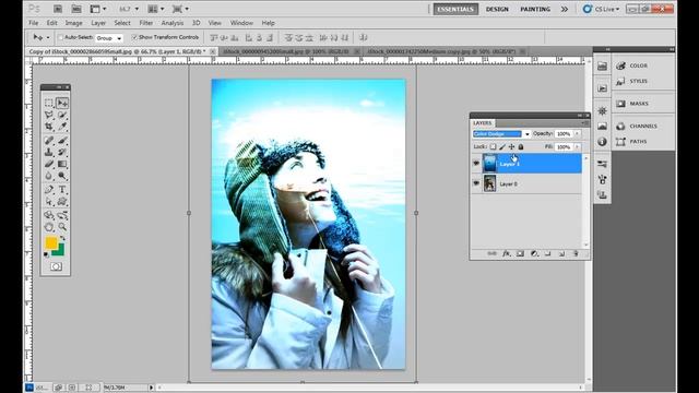 Introduction to Layer Blending Modes and Layer Styles in Adobe Photoshop смотреть онлайн