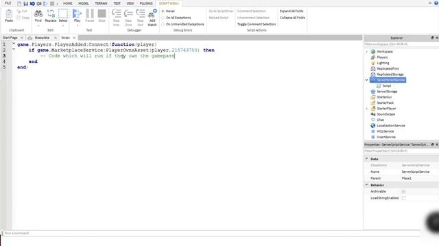 Roblox Walkspeed Gamepass Tutorial - Create a Speed Gamepass смотреть онлайн