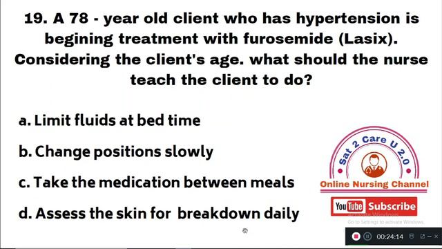 AIIMS / DSSS / BHU / BFUHS / PGIMS Nursing Officer Exam Important Questions смотреть онлайн