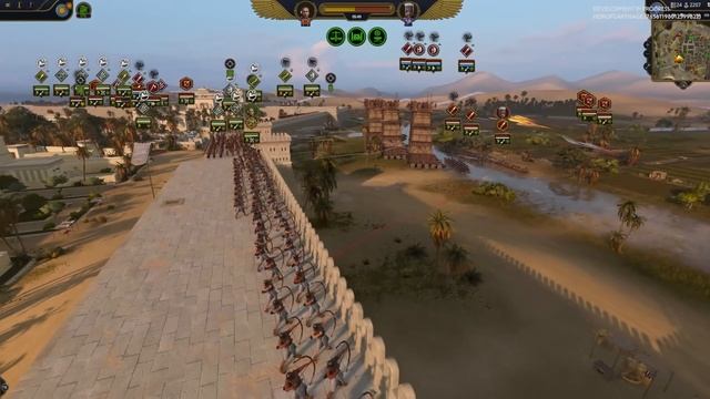 Battle Gameplay 3 - Siege - Total War Pharaoh смотреть онлайн