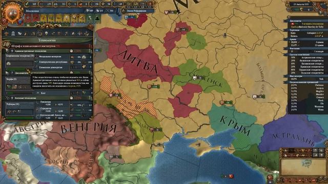 РОССИЯ! Europa Universalis 4: Third Rome №9 Московия смотреть онлайн