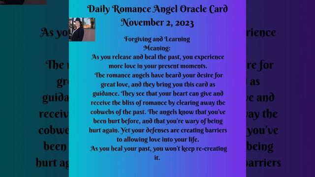 Daily Romance Angel Oracle Card November 2, 2023 #tarot смотреть онлайн