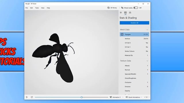 3D Viewer Inspect & View 3D Models In Windows 10 смотреть онлайн