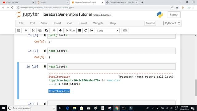 Python Tutorial #18; Iterators & Generators in Python смотреть онлайн