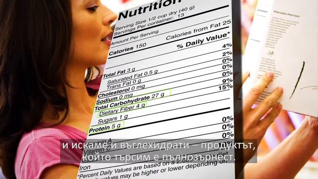 Herbalife Bulgaria - Етикетите на храните - Предизвикателството да отслабнеш - Урок по здраве № 6 смотреть онлайн