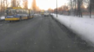 Дорога на ват "Азот" . Черкасский троллейбус 2010год