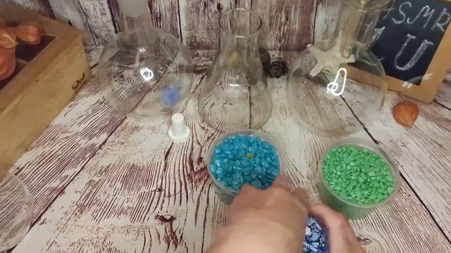 АСМР/Перебираем стекло и камушки/Шуршим и шепчем/ASMR/Sorting by glass and stones/Rustle and whispe смотреть онлайн