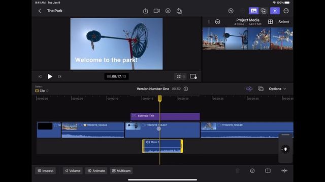 How to edit the audio separately from the video in Final Cut Pro for iPad смотреть онлайн