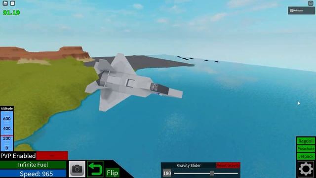 Plane Crazy F-22 Raptor showcase! смотреть онлайн