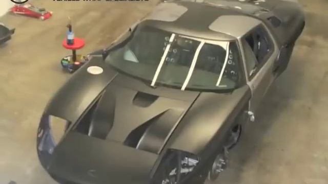 Ford GT Matte Black Wrap смотреть онлайн