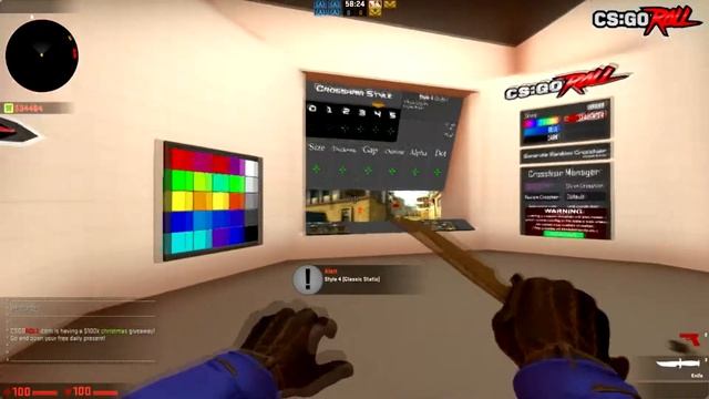 Как поменять модель руки,прицел в CS GO смотреть онлайн