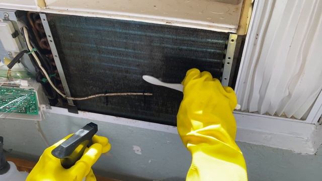 How to Clean A Window Air Conditioner (AC unit)The Easy Way Without Removing From Wall The Right Wa смотреть онлайн