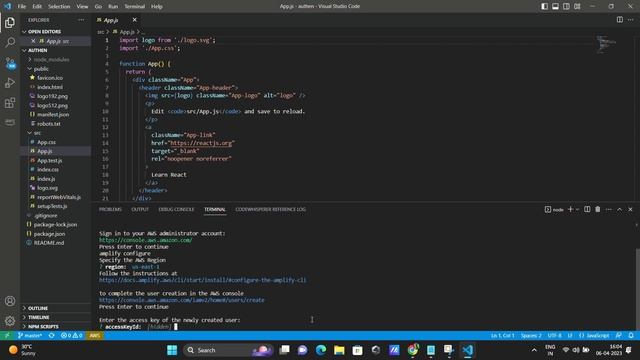 HOW TO BUILD LOGIN & SIGN UP PAGE | REACTJS | NODEJS | AWS | AMPLIFY | VISUAL STUDIO | Latest смотреть онлайн