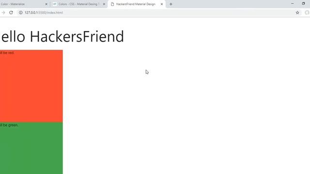 3. Colors in Materialize CSS - Materialize CSS tutorial смотреть онлайн