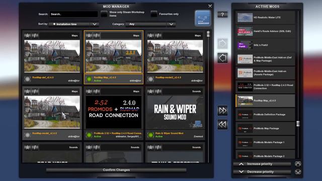 Euro Truck Simulator 2 Promods Addon RusMap 2.4.0 1.40 Installation смотреть онлайн