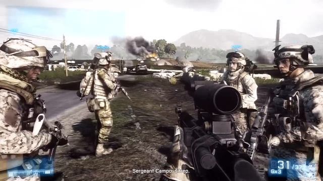 Battlefield 3: Walkthrough - Part 17 [Mission 10: Fast Air Jet Attack] (BF3 Gameplay) [360/PS3/PC] смотреть онлайн