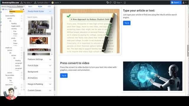 Bootstrapsite: Free Open Source Website Builder смотреть онлайн