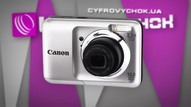 Видеообзор Canon PowerShot A800