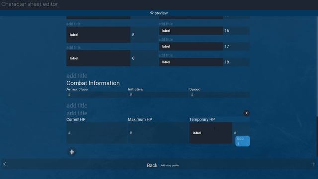5E example Character Sheet смотреть онлайн