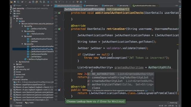 Spring Security using JWT in Spring Boot App | Tech Primers смотреть онлайн