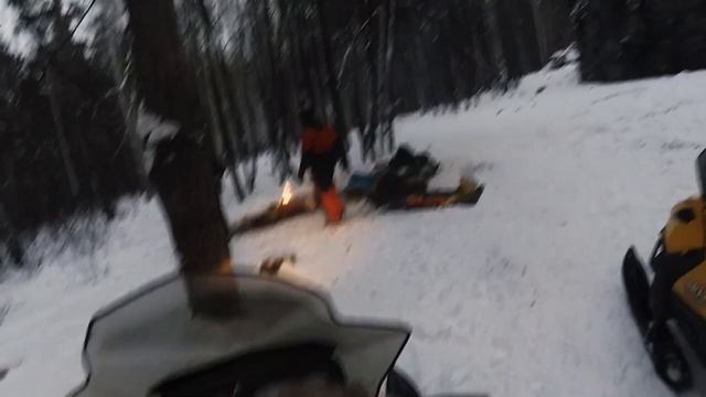 Brp ski-doo tundra 550 ! Первый выезд на снегоходе за сезон. смотреть онлайн