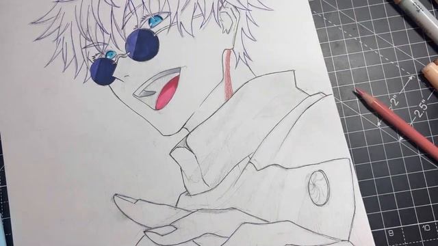 Drawing Satoru Gojo - Jujutsu Kaisen Season 2 (Speed Drawing) смотреть онлайн