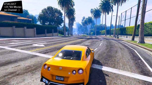 Nissan GTR 2017 New ENB Top Speed Test GTA Mod Future _REVIEW смотреть онлайн