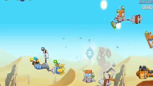 Музыка в Angry Birds Star Wars 2 (уровень с боссом) смотреть онлайн