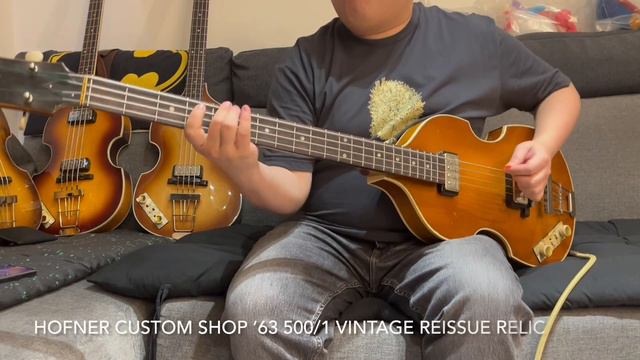 All My Loving (The Beatles bass cover) Hofner 500/1 Violin Bass shootout смотреть онлайн
