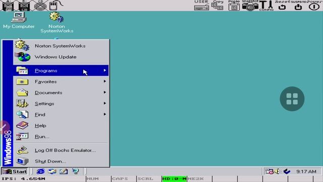 WINDOWS 98 FOR BOCHS PC EMULATOR смотреть онлайн