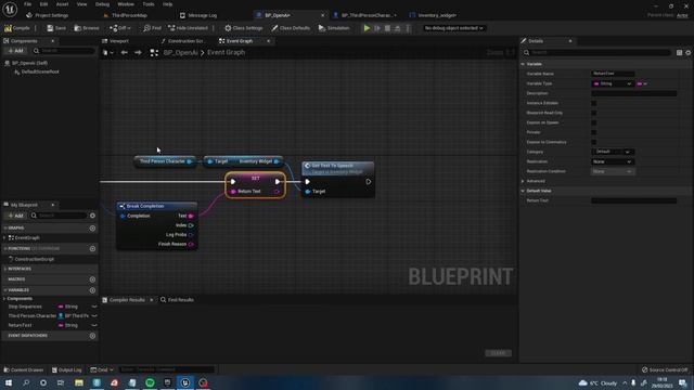 Chat GPT (Open AI) integrated with Unreal Engine 5 , Text To Speech смотреть онлайн