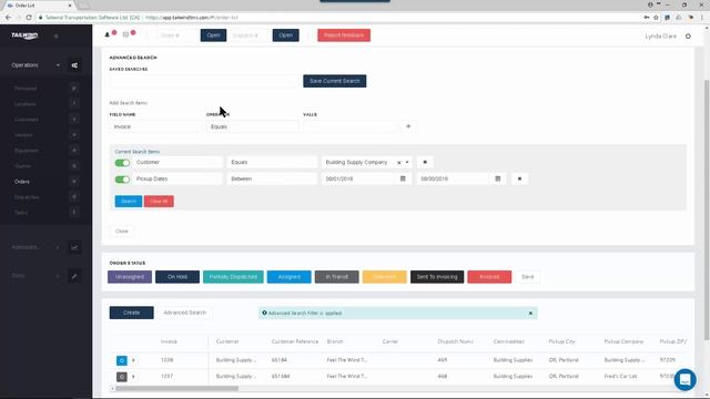 How to Use the Advanced Search | Tailwind TMS Tutorials смотреть онлайн