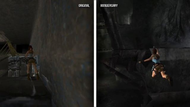 Tomb Raider (1996 Original) vs. Tomb Raider: Anniversary (2007 Remake) | Side by Side смотреть онлайн
