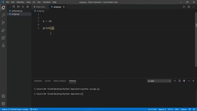 Python Tutorial | Assignment Operators | Part-8.2 [2020] смотреть онлайн